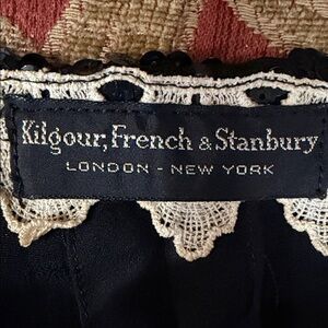 VINTAGE Kilgour, French & Stanbury Black Fully Sequined Evening Wear Ladies Tank